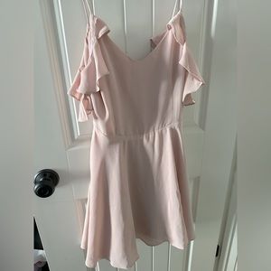 Lucy love off the shoulder mini dress